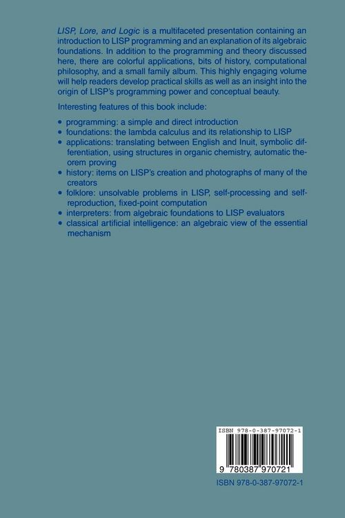 Produktbild: LISP, Lore, and Logic