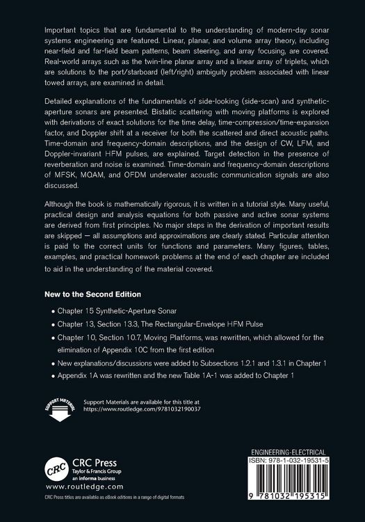 Produktbild: An Introduction to Sonar Systems Engineering