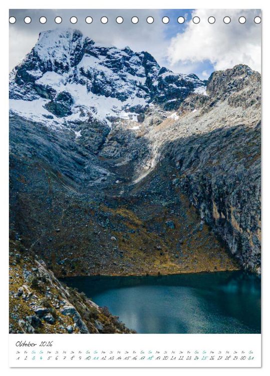 Produktbild: Unterwegs in Peru (Tischkalender 2026 DIN A5 hoch), CALVENDO Monatskalender