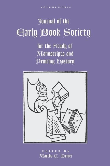 Produktbild: Journal of the Early Book Society Vol 19