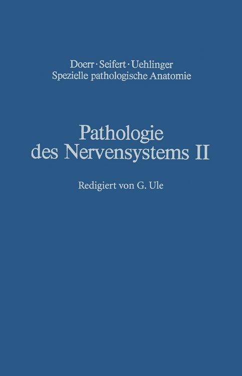 Produktbild: Pathologie des Nervensystems II