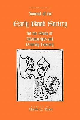 Produktbild: Journal of the Early Book Society Vol 14