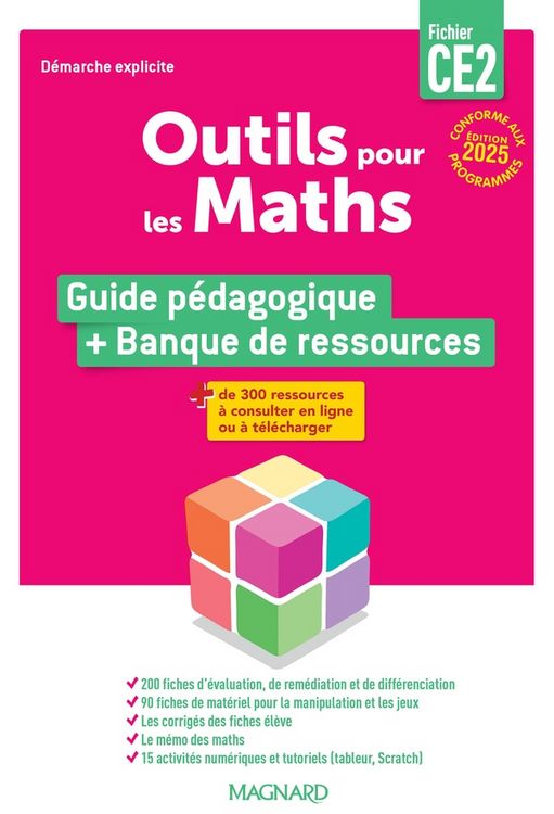 Produktbild: Outils maths ce2 domaine 2025 guide