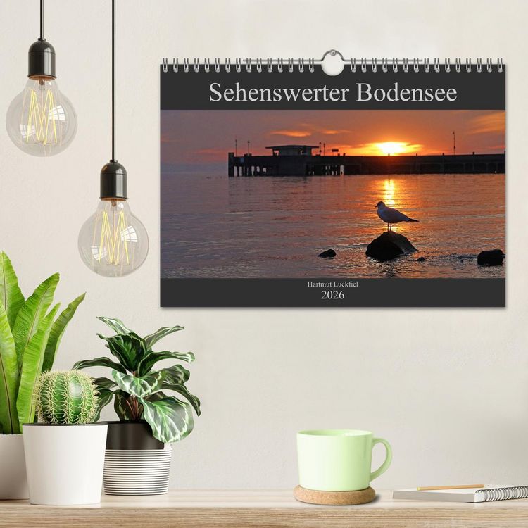 Produktbild: Sehenswerter Bodensee (Wandkalender 2026 DIN A4 quer), CALVENDO Monatskalender