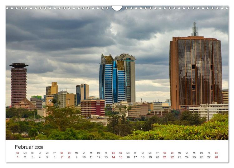Produktbild: Kenia - Eine Entdeckungsreise durch das Land im Osten Afrikas (Wandkalender 2026 DIN A3 quer), CALVENDO Monatskalender