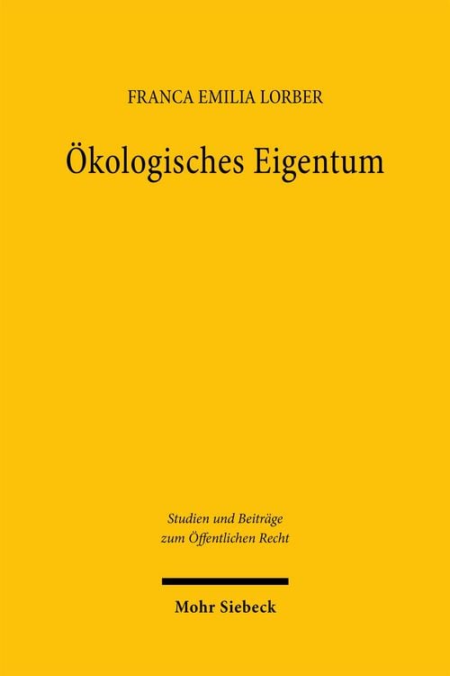 Produktbild: &Ouml;kologisches Eigentum