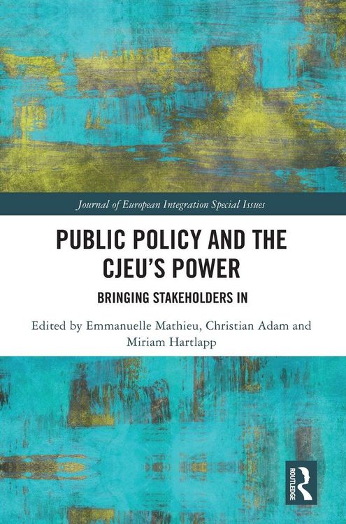 Produktbild: Public Policy and the CJEU's Power