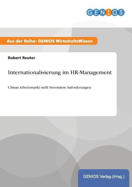 Produktbild: Internationalisierung im HR-Management