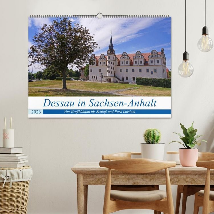 Produktbild: Dessau in Sachsen-Anhalt (Wandkalender 2026 DIN A2 quer), CALVENDO Monatskalender