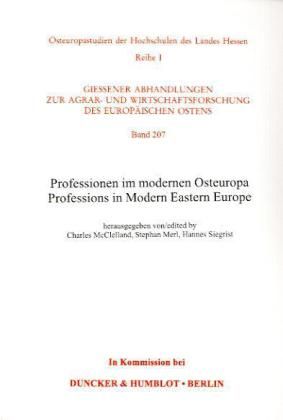 Produktbild: Professionen im modernen Osteuropa - Professions in Modern Eastern Europe.