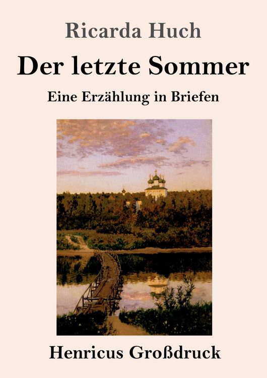 Produktbild: Der letzte Sommer (Gro&szlig;druck)