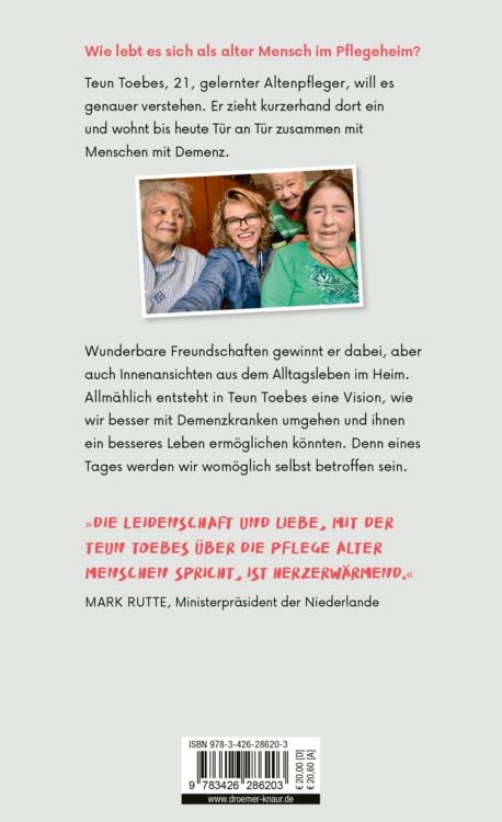 Produktbild: Der Einundzwanzigj&auml;hrige, der freiwillig in ein Pflegeheim zog und von seinen Mitbewohnern mit Demenz lernte, was Menschlichkeit bedeutet