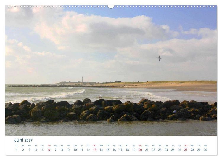 Produktbild: Bl&aring;vand 2027 (Blavand). Impressionen von D&auml;nemarks Nordseek&uuml;ste (Wandkalender 2027 DIN A2 quer), CALVENDO Monatskalender