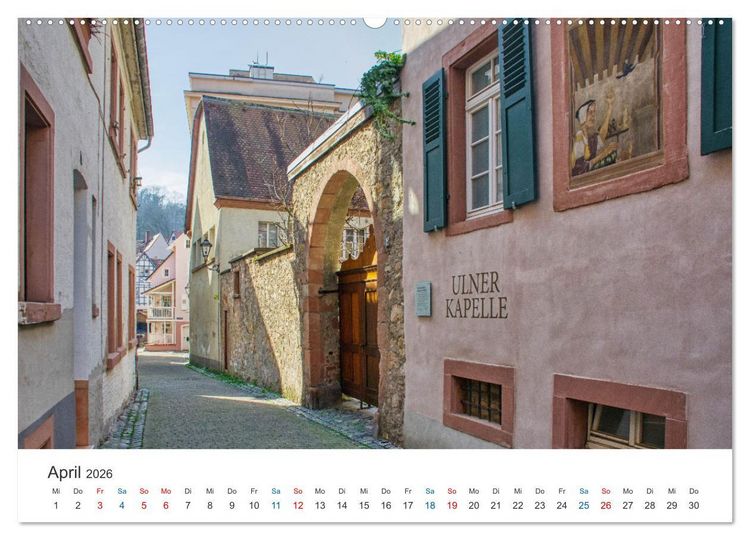 Produktbild: Weinheim - Eine Perle an der Bergstra&szlig;e (Wandkalender 2026 DIN A2 quer), CALVENDO Monatskalender