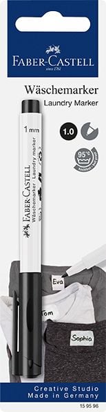Produktbild: Faber-Castell W&auml;schemarker schwarz