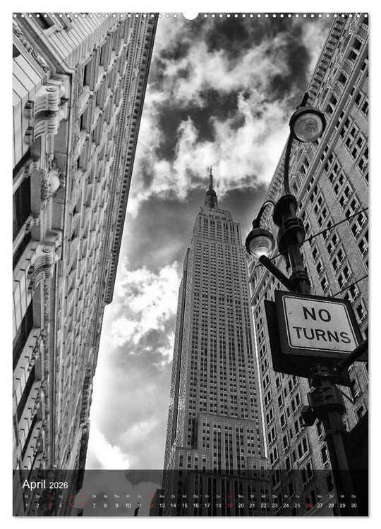 Produktbild: New York - The Big Apple (hochwertiger Premium Wandkalender 2026 DIN A2 hoch), Kunstdruck in Hochglanz