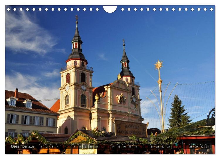 Produktbild: Unterwegs in Ludwigsburg (Wandkalender 2026 DIN A4 quer), CALVENDO Monatskalender