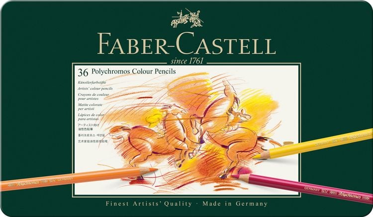 Produktbild: Faber-Castell K&uuml;nstlerfarbstifte Polychromos, 36er Set
