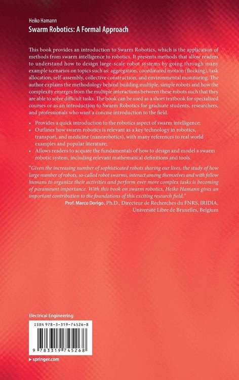 Produktbild: Swarm Robotics: A Formal Approach