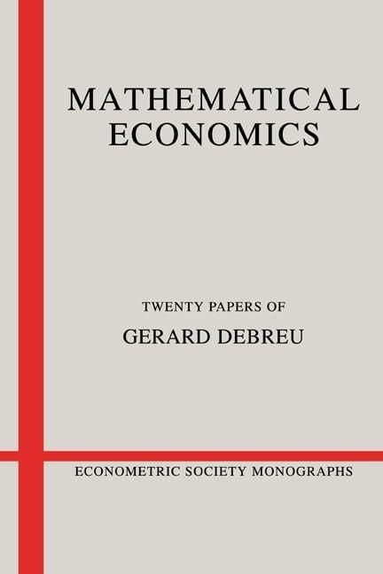 Produktbild: Mathematical Economics