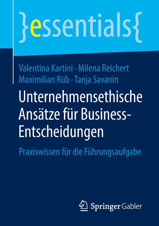 Produktbild: Unternehmensethische Ans&auml;tze f&uuml;r Business-Entscheidungen
