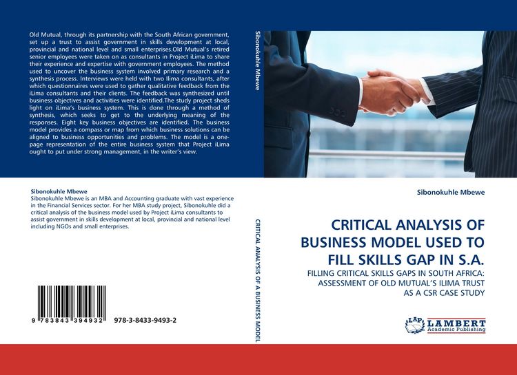 Produktbild: CRITICAL ANALYSIS OF BUSINESS MODEL USED TO FILL SKILLS GAP IN S.A.