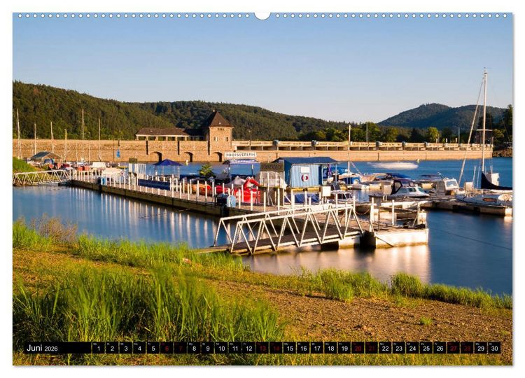 Produktbild: Rund um den Edersee (Wandkalender 2026 DIN A2 quer), CALVENDO Monatskalender