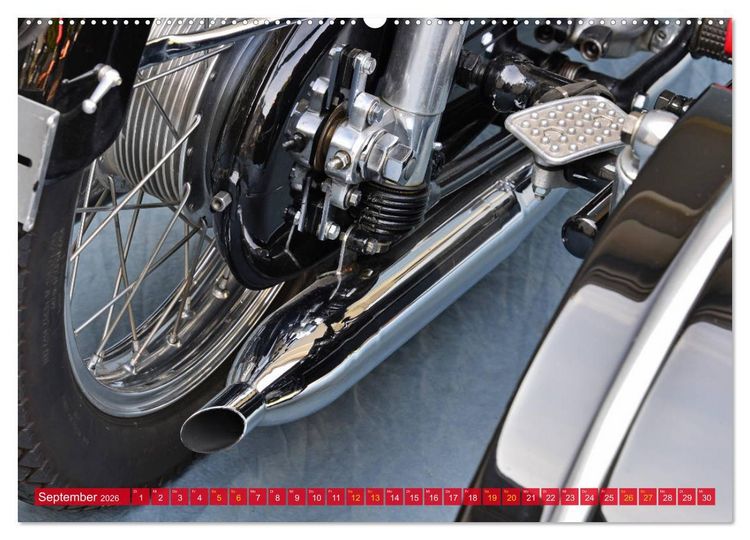 Produktbild: Horex Regina 3 mit Steib Seitenwagen S 501 (Wandkalender 2026 DIN A2 quer), CALVENDO Monatskalender