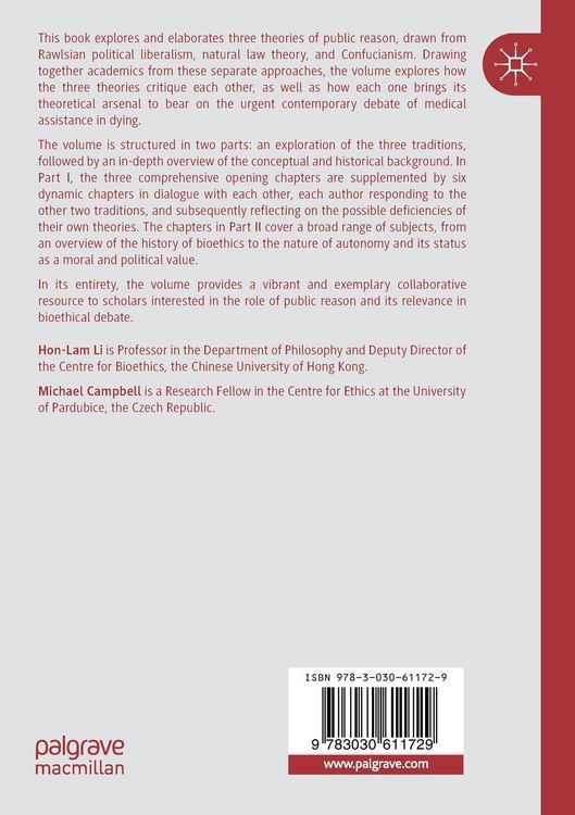 Produktbild: Public Reason and Bioethics