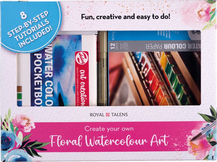 Produktbild: Blumen Aquarell Set