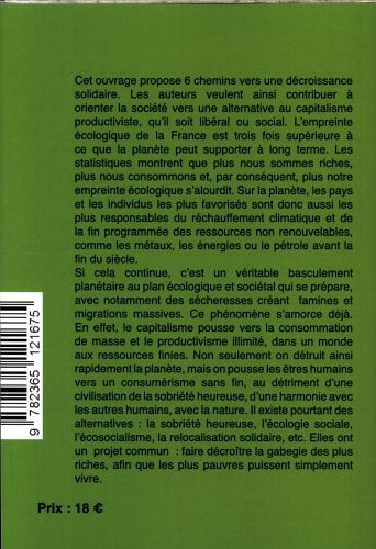 Produktbild: 6 chemins pour decroissance solid