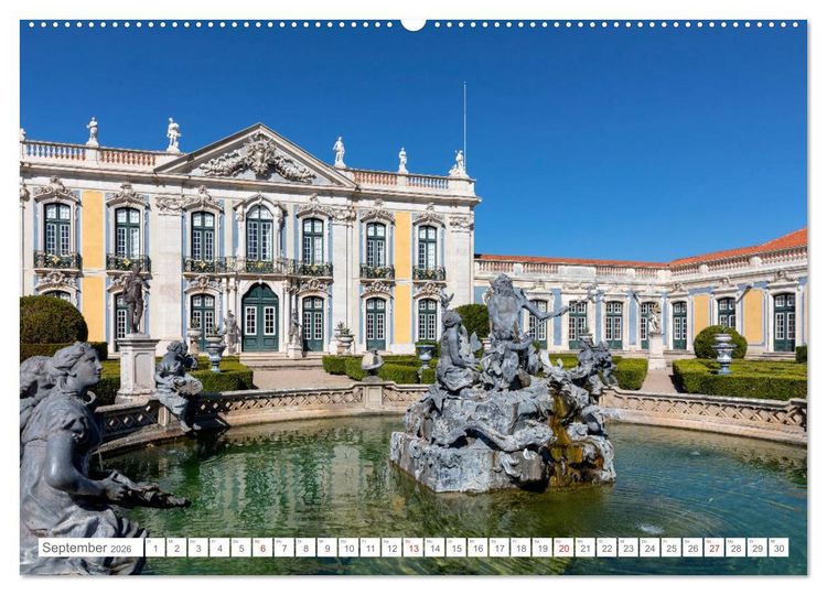 Produktbild: Portugal, der bunte S&uuml;den Europas (hochwertiger Premium Wandkalender 2026 DIN A2 quer), Kunstdruck in Hochglanz