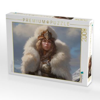 Produktbild: CALVENDO Puzzle Kriegerin in Fellkleidung | 2000 Teile Lege-Gr&ouml;&szlig;e 90x67cm Foto-Puzzle f&uuml;r gl&uuml;ckliche Stunden