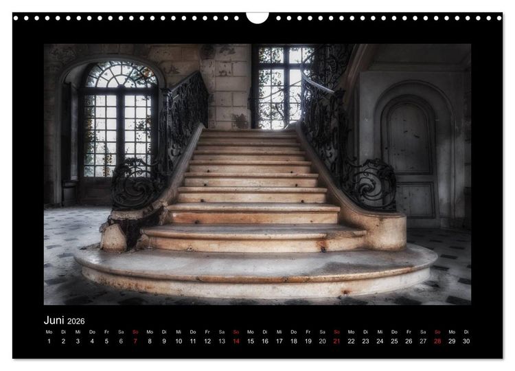 Produktbild: Lost Places - vergessene orte vergessener glanz (Wandkalender 2026 DIN A3 quer), CALVENDO Monatskalender