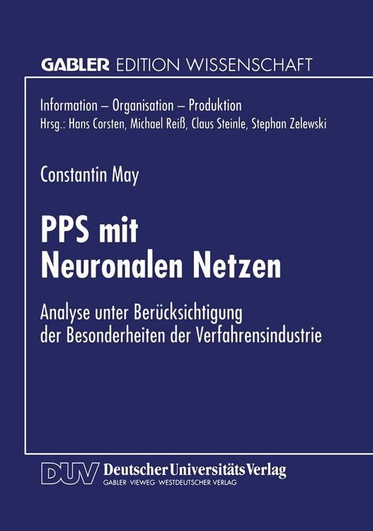 Produktbild: PPS mit Neuronalen Netzen