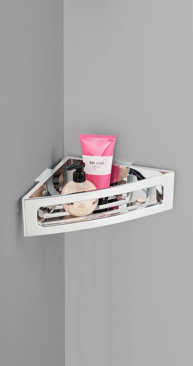 Produktbild: Turbo-Loc&reg; Eckablage Mod. Bralia Chrom, Befestigen ohne Bohren