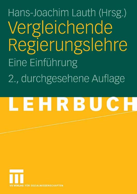 Produktbild: Vergleichende Regierungslehre