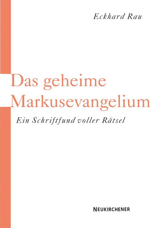 Produktbild: Das geheime Markusevangelium