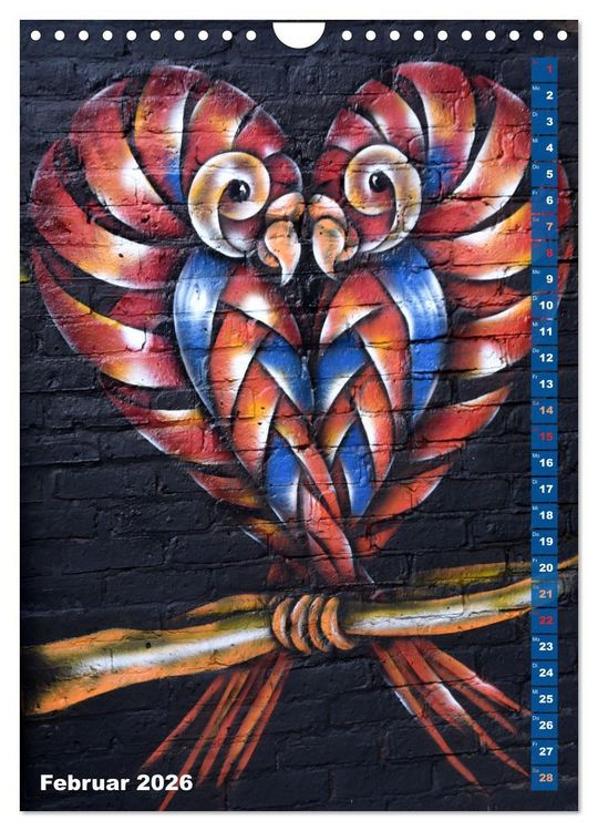 Produktbild: London - Hotspot der Street Art (Wandkalender 2026 DIN A4 hoch), CALVENDO Monatskalender