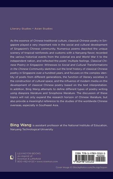 Produktbild: Classical Chinese Poetry in Singapore