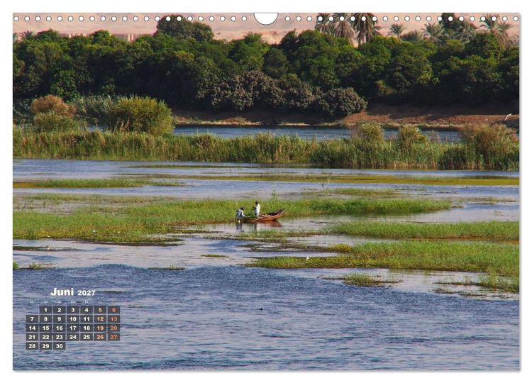 Produktbild: &Auml;gypten - Landschaften entlang des Nils (Wandkalender 2027 DIN A3 quer), CALVENDO Monatskalender