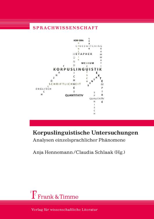 Produktbild: Korpuslinguistische Untersuchungen