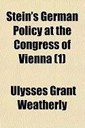 Produktbild: Stein's German Policy at the Congress of Vienna (1)