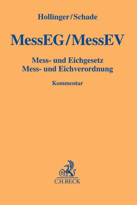 Produktbild: Mess- und Eichgesetz, Mess- und Eichverordnung. MessEG/MessEV