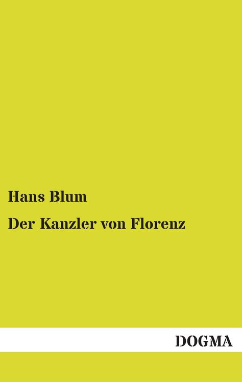 Produktbild: Der Kanzler von Florenz