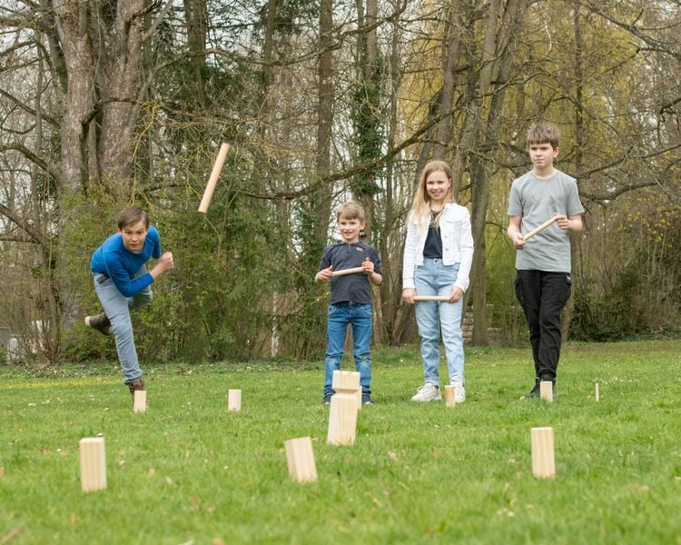 Produktbild: Outdoor active Schwedenschach Kubb 21-teilig