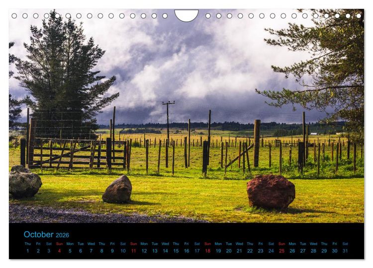 Produktbild: New Zealand - A bicycle adventure (Wall Calendar 2026 DIN A4 landscape), CALVENDO 12 Month Wall Calendar