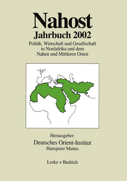 Produktbild: Nahost Jahrbuch 2002