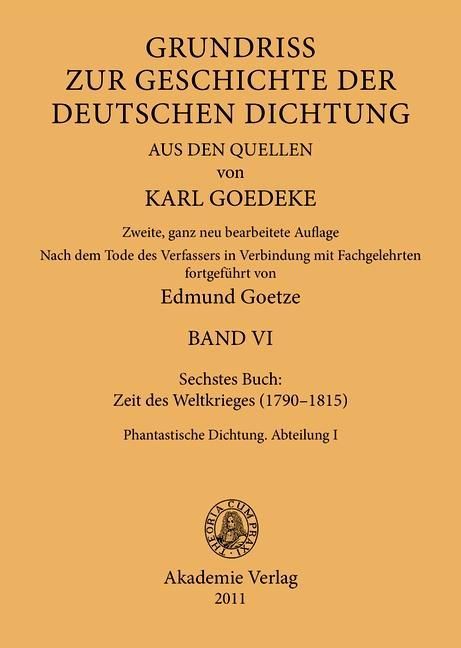 Produktbild: Siebentes Buch: Zeit des Weltkrieges (1790-1815)
