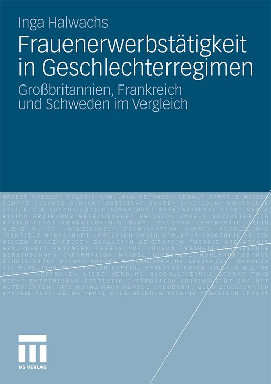 Produktbild: Frauenerwerbst&auml;tigkeit in Geschlechterregimen